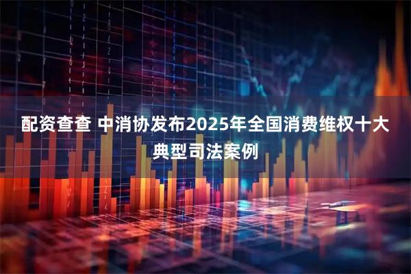 配资查查 中消协发布2025年全国消费维权十大典型司法案例